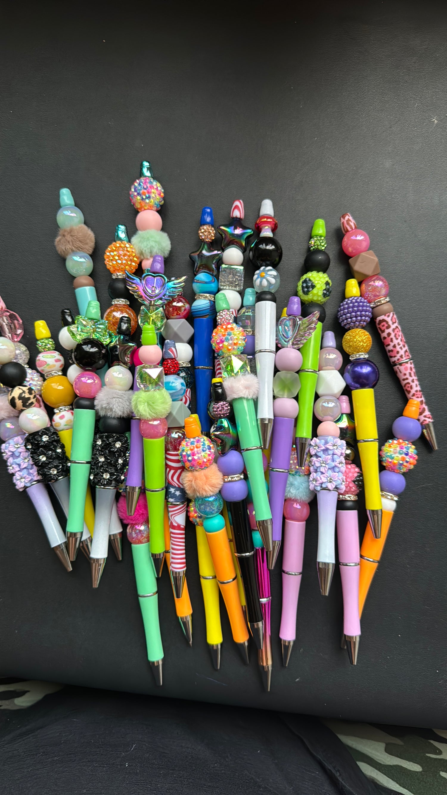 Beaded pens